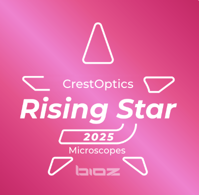 Crest Optics 2025 Bioz Rising Star Badge