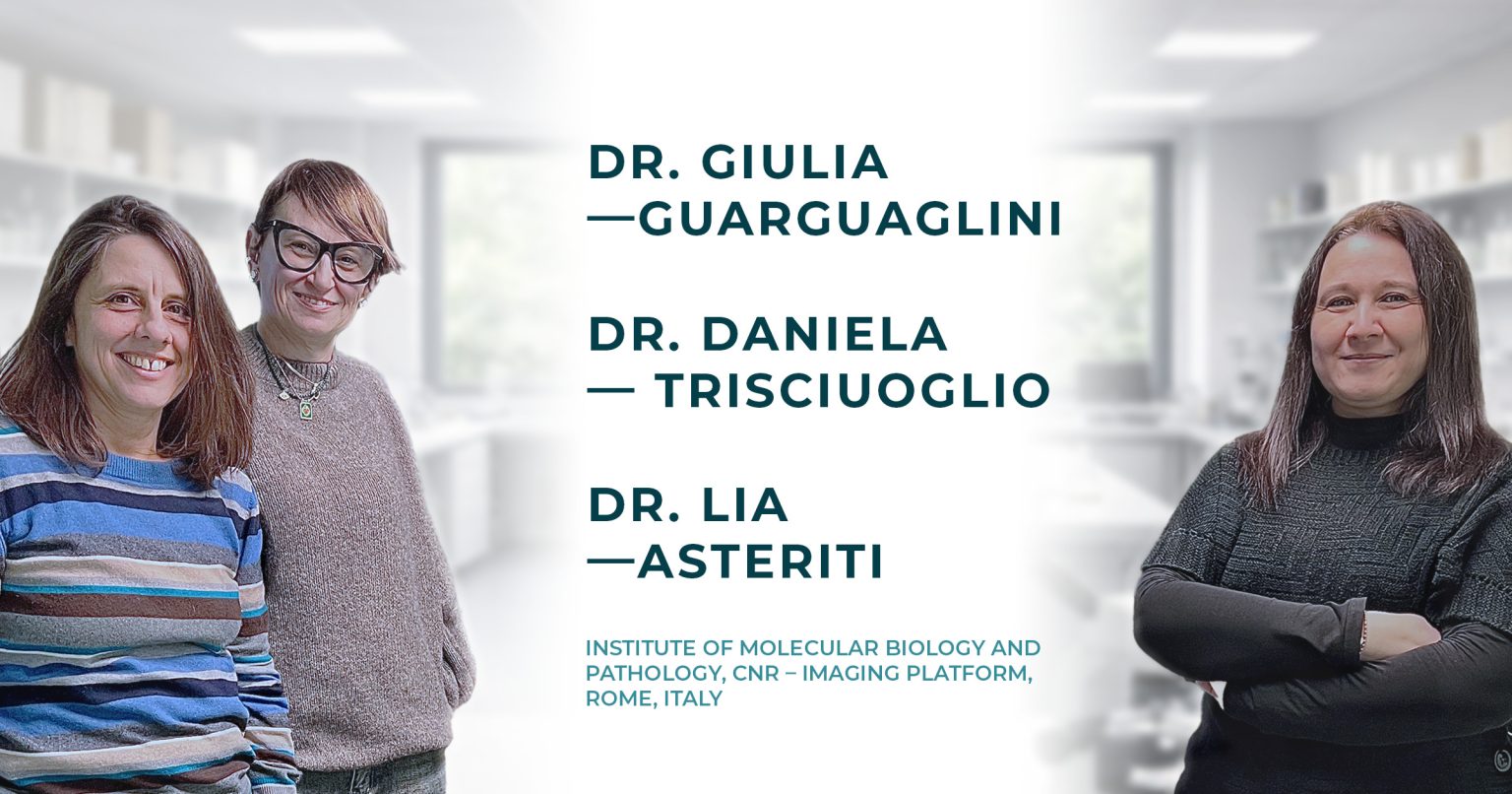 Dr. Lia Asteriti, Dr. Giulia Guarguaglini and Dr. Daniela Trisciuoglio, CNR Researchers