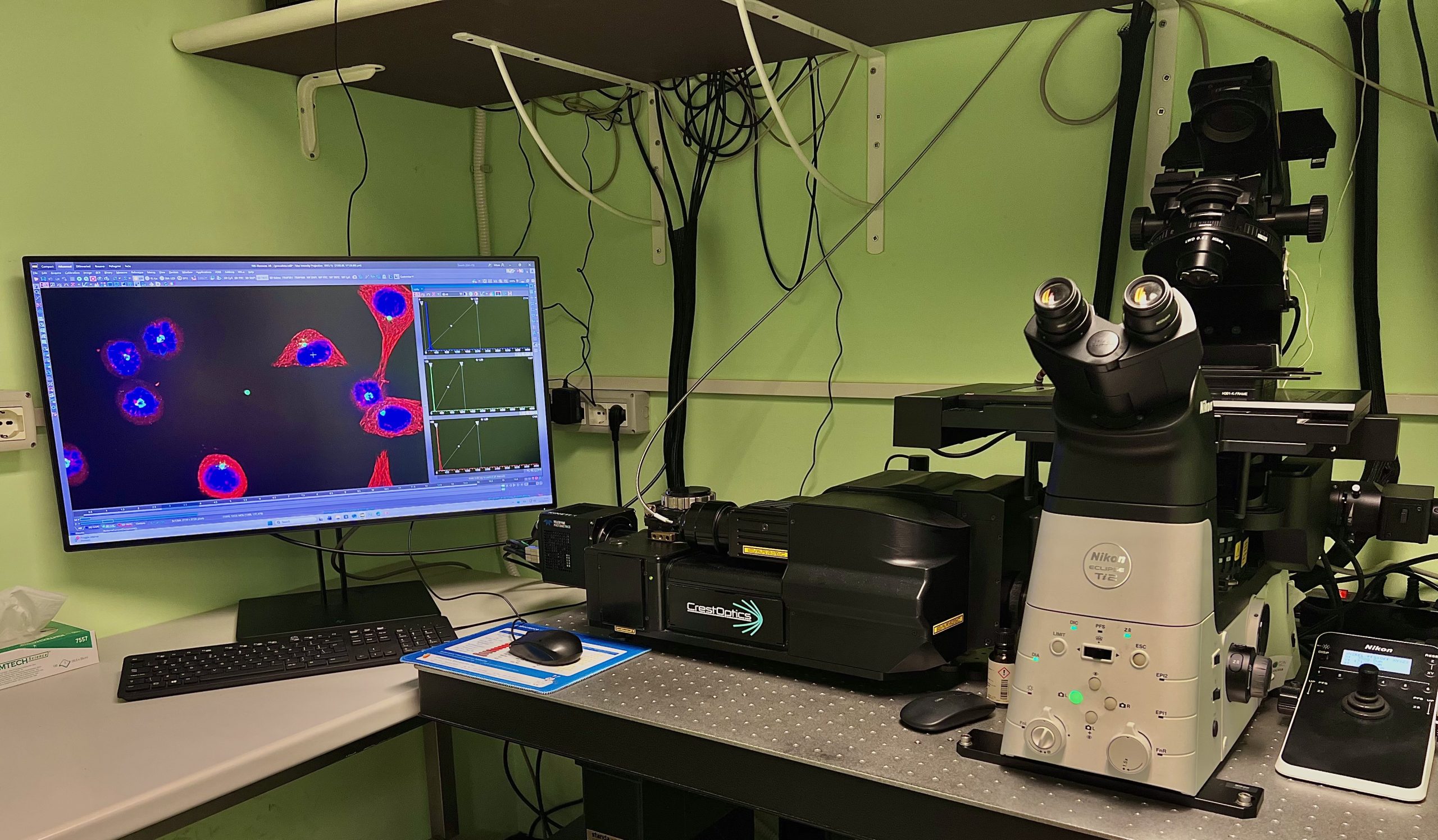 X-Light V3 set up at IBPM-CNR Imaging Platform